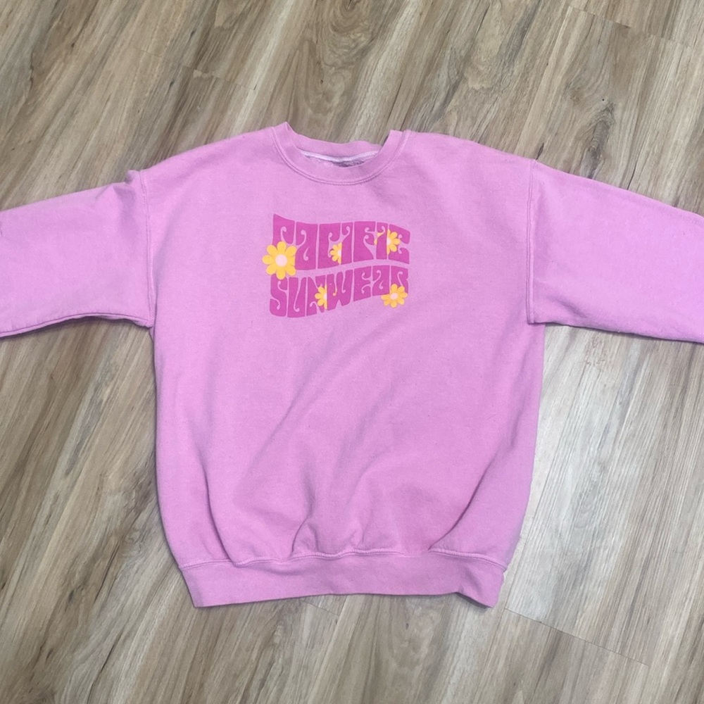 Pacsun pink “Pacific Sunwear” Crewneck